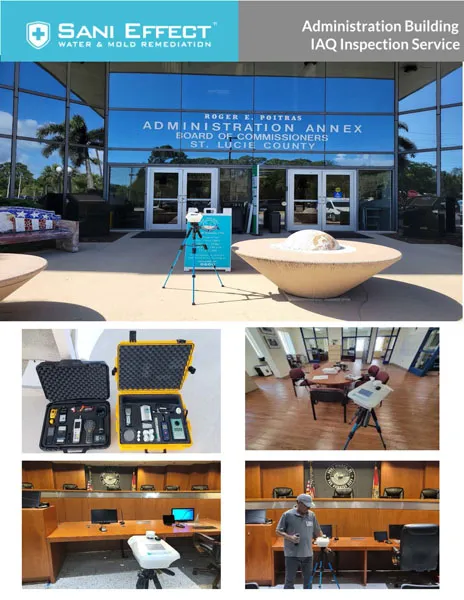 Administration Building IAQ Inspection Service - Sani Effect Commercial Project
