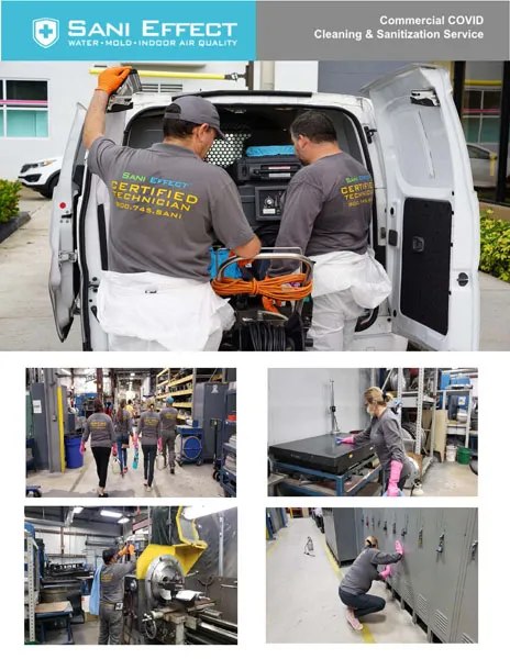 COVIC Cleaning Sanitization Service - Sani Effect Commercial Project
