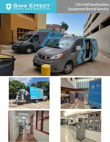 City Hall Sanitization Equipment Rental Service - Sani Effect Commercial Project