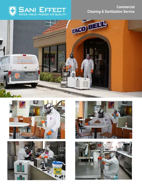 Commercial Cleaning Sanitization Service - Sani Effect Commercial Project