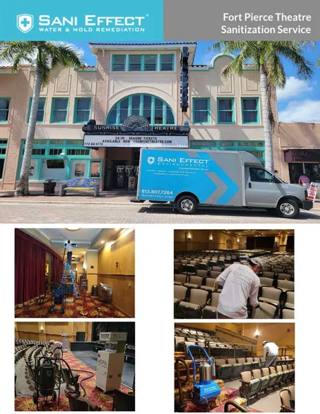 Fort Pierce Theatre Remediation - Sani Effect Commercial Project