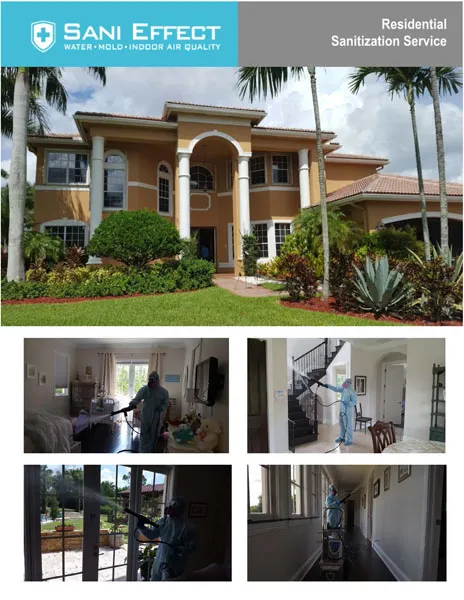 Residential Sanitization Service - Sani Effect Commercial Project