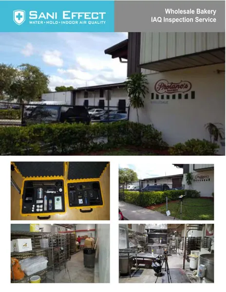 Wholesale Bakery IAQ Inspection Service - Sani Effect Commercial Project