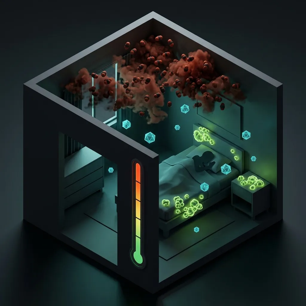 CO2 bacteria and virus indoor contamination