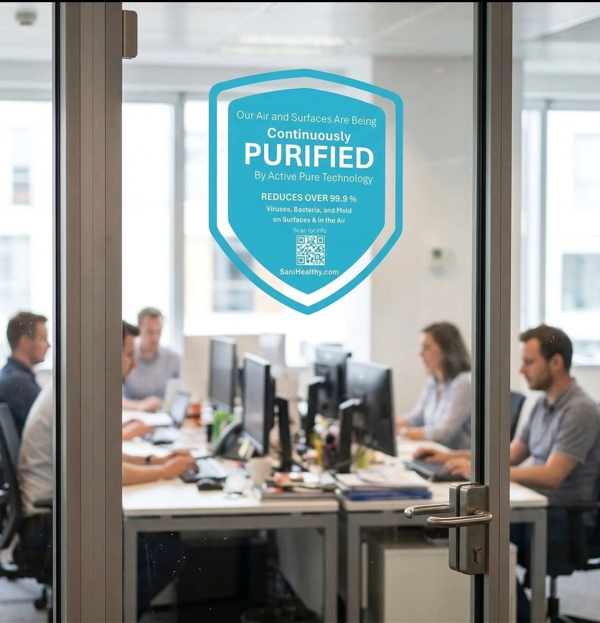 ActivePure Door Sticker