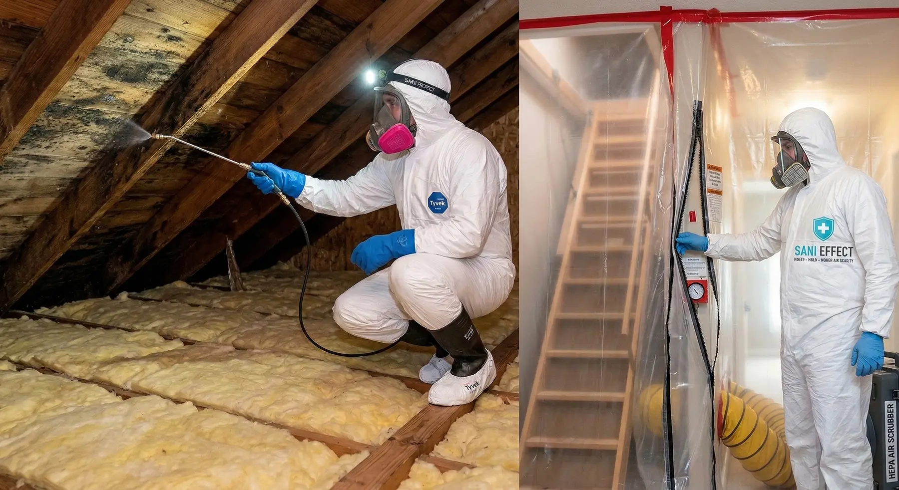 Phase 2: Containment & Negative Air Pressure - Sani Effect Remediation Protocol